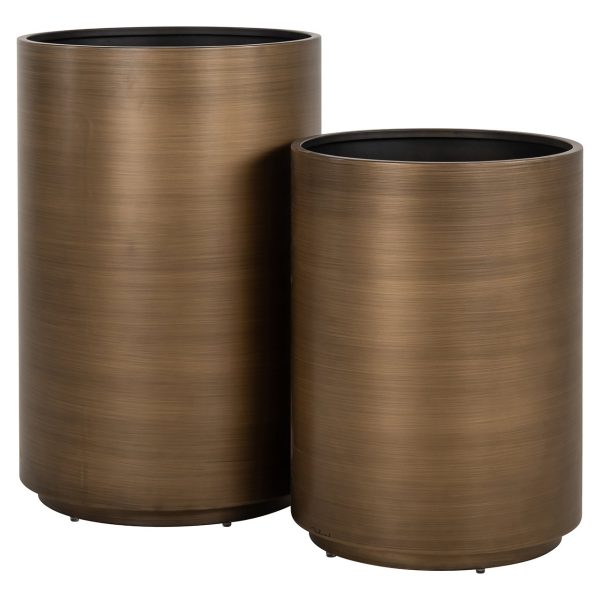 Plantenbak Dira 50Ø (Brushed Gold) Richmond Interiors - Afbeelding 3