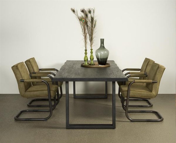 Ultimo Live-edge dining table 160x90 - top 5 Tower Living - Afbeelding 2