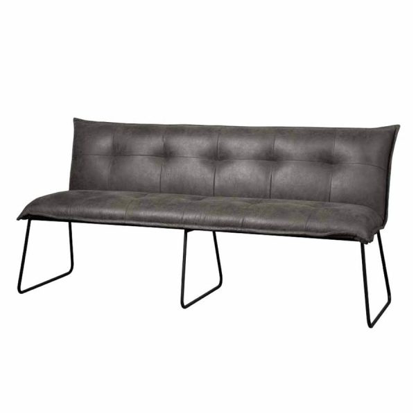 Seda bench 185 - fabric cherokee 1 grey Tower Living - Afbeelding 2