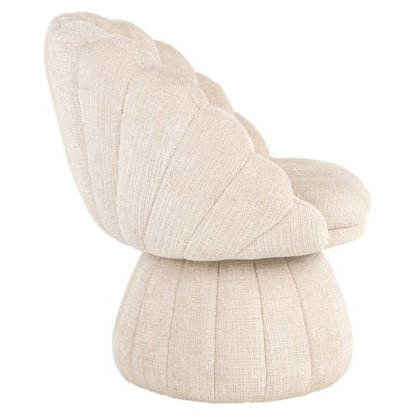 Fauteuil Blossom beige chenille (Niagara 902 beige Chenille) Richmond Interiors - Afbeelding 2