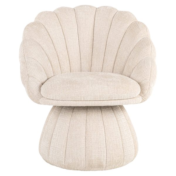 Fauteuil Blossom beige chenille (Niagara 902 beige Chenille) Richmond Interiors - Afbeelding 4