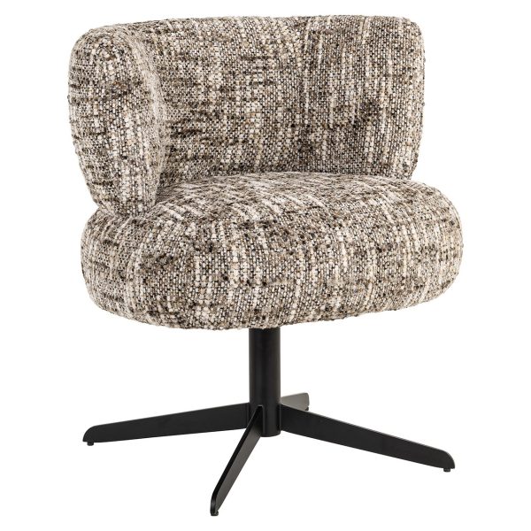 Draaistoel Alexis brown omara (Brown omara) Richmond Interiors
