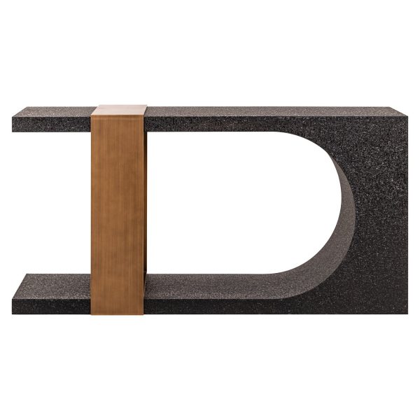 Wandtafel Bazel (Black/gold) Richmond Interiors - Afbeelding 2