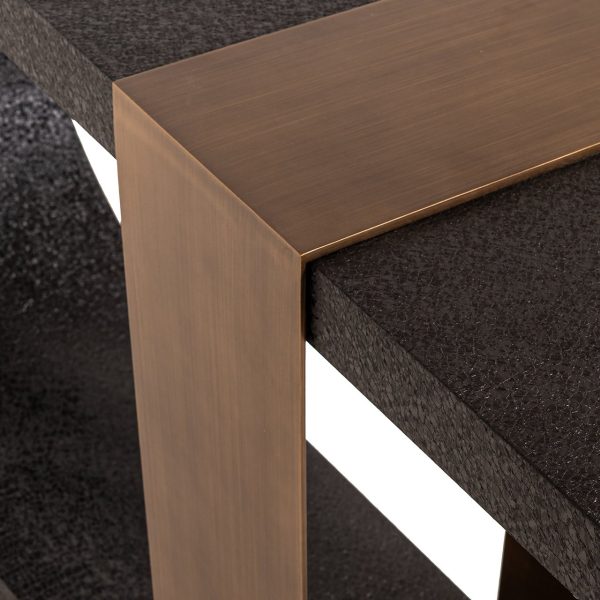 Wandtafel Bazel (Black/gold) Richmond Interiors - Afbeelding 5