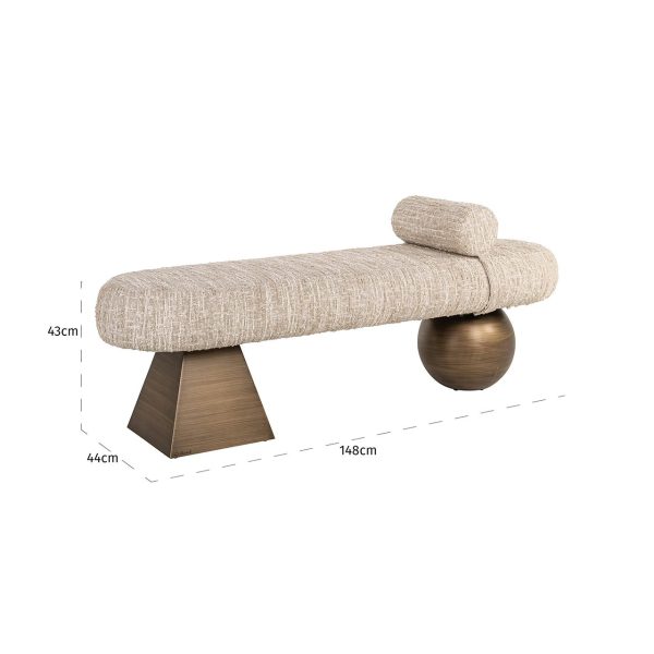 Bank Geneva (Beige) Richmond Interiors - Afbeelding 4