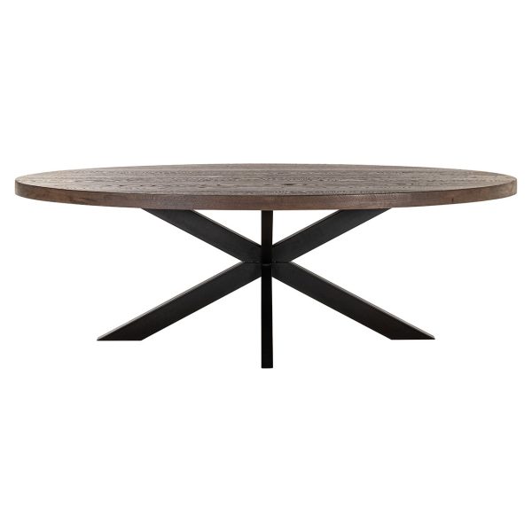 Eettafel Watson bruin 235 incl. spider leg black (Dark brown) Richmond Interiors - Afbeelding 2