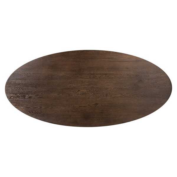 Eettafel Watson bruin 235 incl. spider leg black (Dark brown) Richmond Interiors - Afbeelding 4