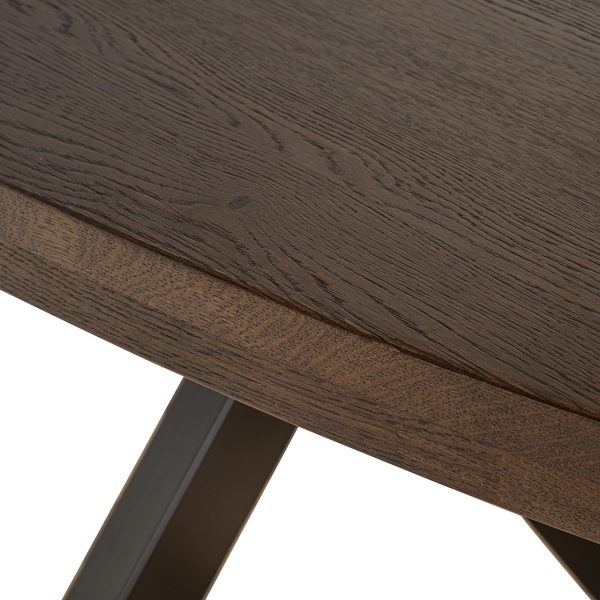 Eettafel Watson bruin 235 incl. spider leg black (Dark brown) Richmond Interiors - Afbeelding 6