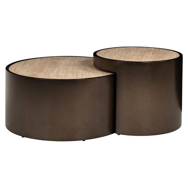 Salontafel Ronson set van 2 (Beige) Richmond Interiors - Afbeelding 2