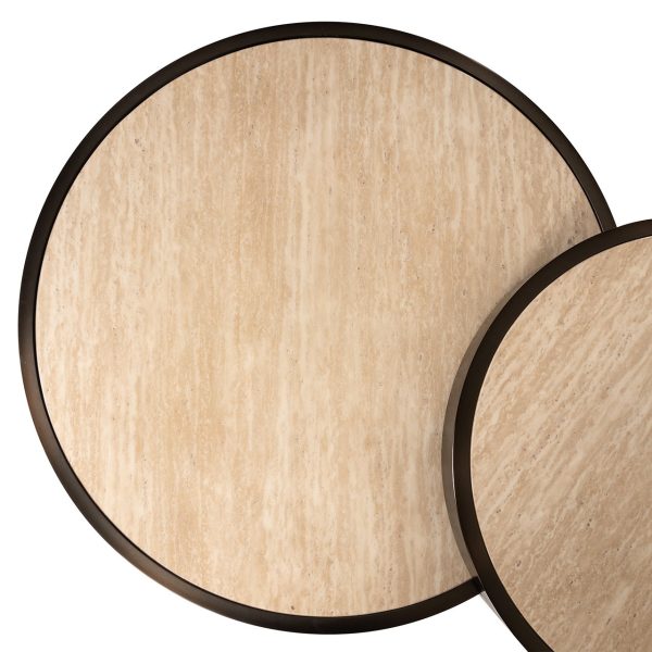 Salontafel Ronson set van 2 (Beige) Richmond Interiors - Afbeelding 5
