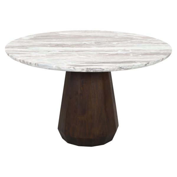 Eettafel Oberoy 130Ø (Brown) Richmond Interiors