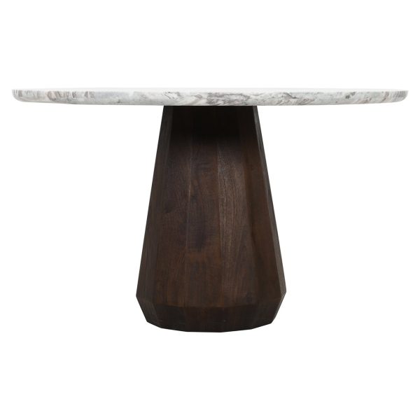 Eettafel Oberoy 130Ø (Brown) Richmond Interiors - Afbeelding 2