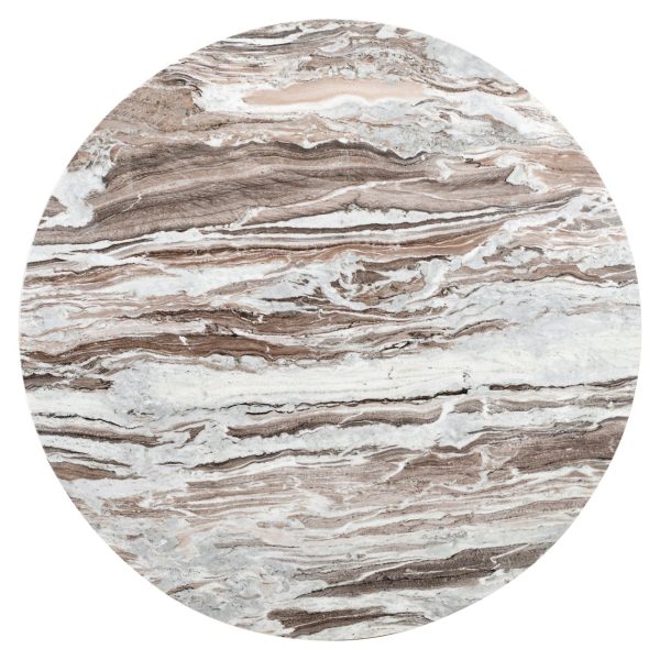 Eettafel Oberoy 130Ø (Brown) Richmond Interiors - Afbeelding 3