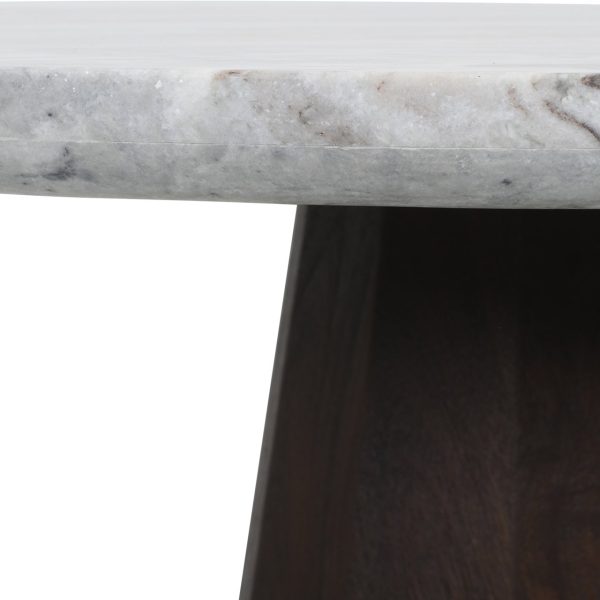 Eettafel Oberoy 130Ø (Brown) Richmond Interiors - Afbeelding 4