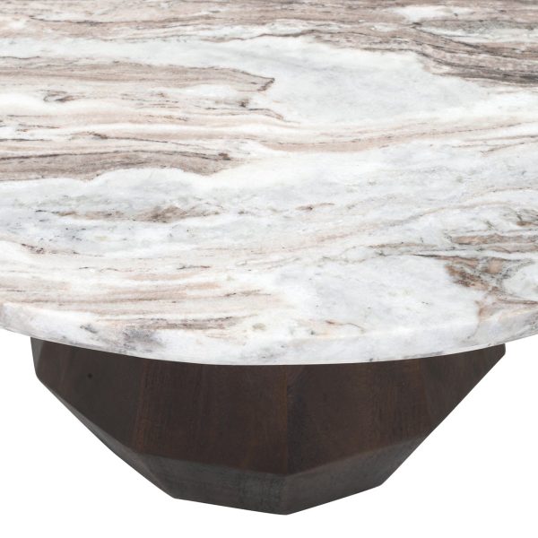Salontafel Oberoy 80Ø (Brown) Richmond Interiors - Afbeelding 5