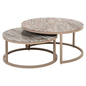 Salontafel Fairfax set van 2 (Stone) Richmond Interiors