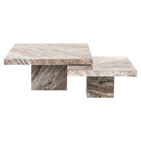 Salontafel Rashford set van 2 (Stone) Richmond Interiors - Afbeelding 2