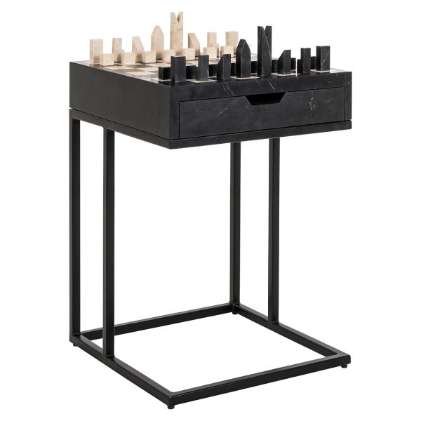Schaaktafel Davos 1-lade (Black) Richmond Interiors