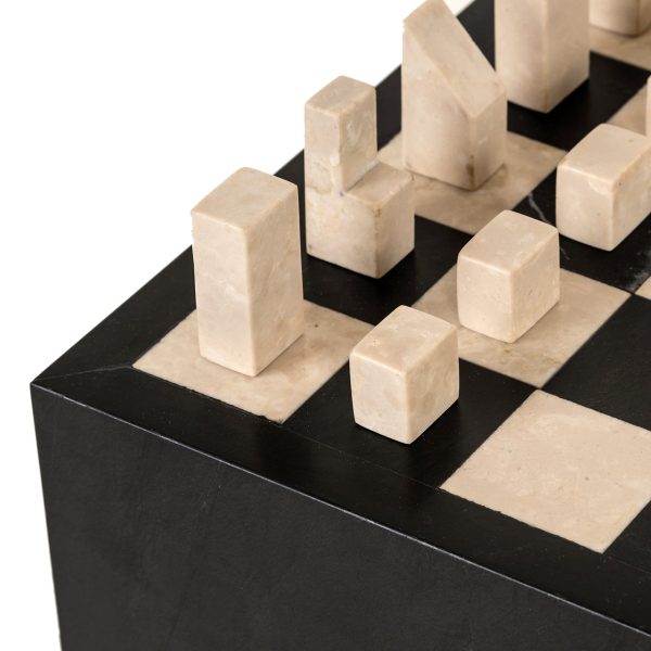 Schaaktafel Davos 1-lade (Black) Richmond Interiors - Afbeelding 5