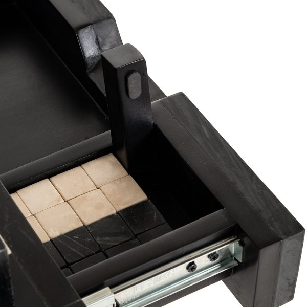 Schaaktafel Davos 1-lade (Black) Richmond Interiors - Afbeelding 8
