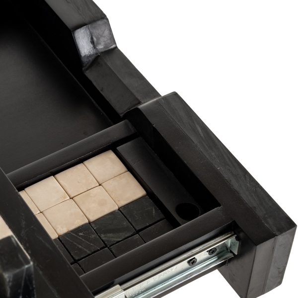 Schaaktafel Davos 1-lade (Black) Richmond Interiors - Afbeelding 9