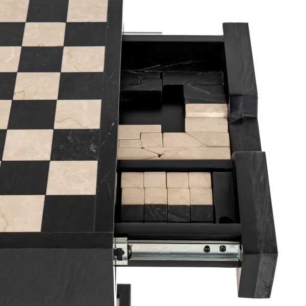Schaaktafel Davos 1-lade (Black) Richmond Interiors - Afbeelding 10
