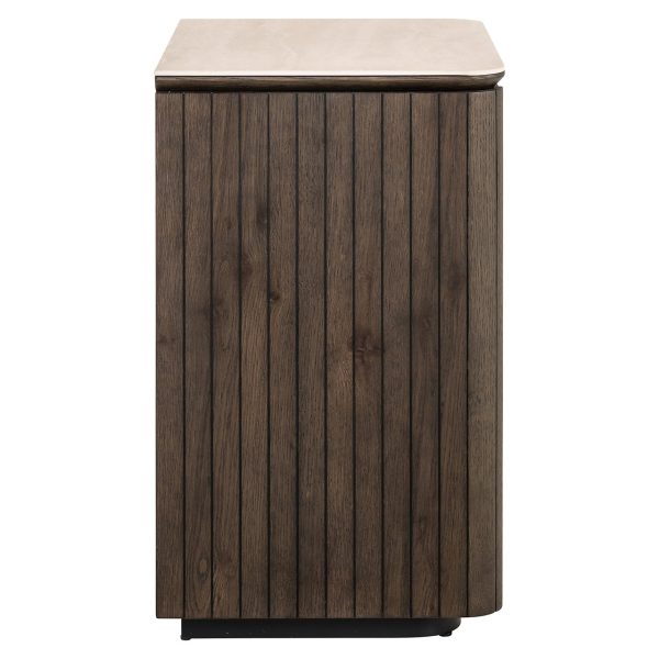 Nachtkastje Ritz 3-lades (Brown) Richmond Interiors - Afbeelding 2