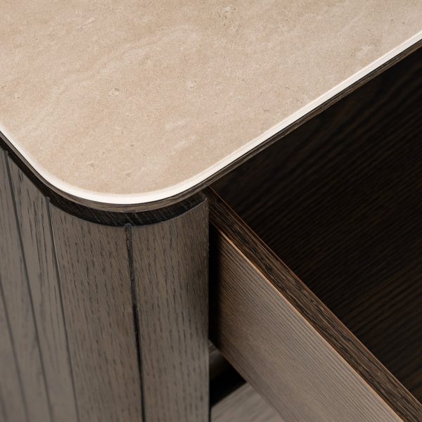 Nachtkastje Ritz 3-lades (Brown) Richmond Interiors - Afbeelding 7