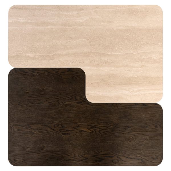 Salontafel Nando set van 2 (Brown) Richmond Interiors - Afbeelding 3