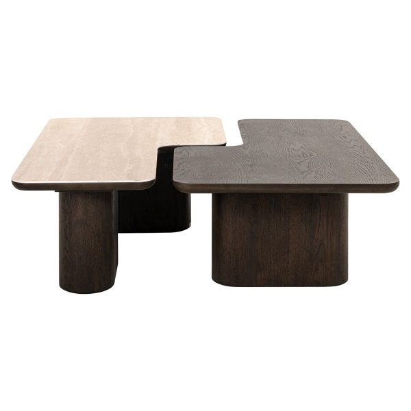 Salontafel Nando set van 2 (Brown) Richmond Interiors - Afbeelding 5