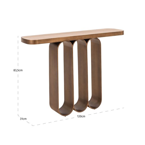 Wandtafel Locarno (Brushed Gold) Richmond Interiors - Afbeelding 5