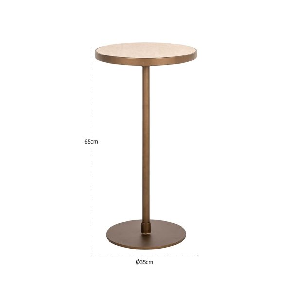 Bijzettafel Selly (Beige) Richmond Interiors - Afbeelding 3