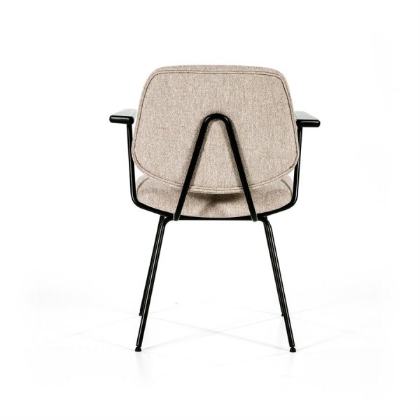 Stoel Lynn met arml - beige fletcher Eleonora - Afbeelding 8