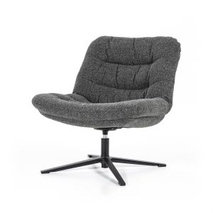 Fauteuil Danica - antraciet Baquer Eleonora