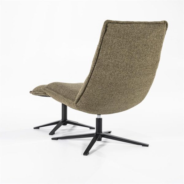 Fauteuil Marcus met voetenbank - groen Baquer Eleonora - Afbeelding 7