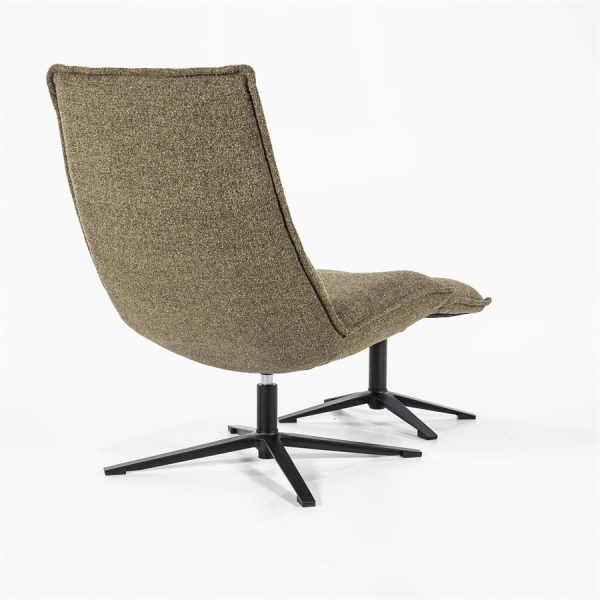 Fauteuil Marcus met voetenbank - groen Baquer Eleonora - Afbeelding 9