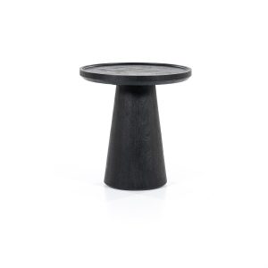 Bijzettafel Ron 46x49 - zwart Eleonora
