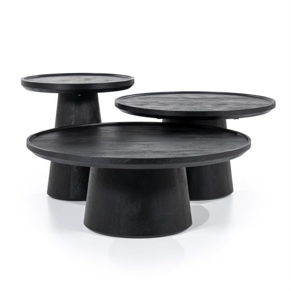 Salontafel Ron 66x39 - zwart Eleonora - Afbeelding 2