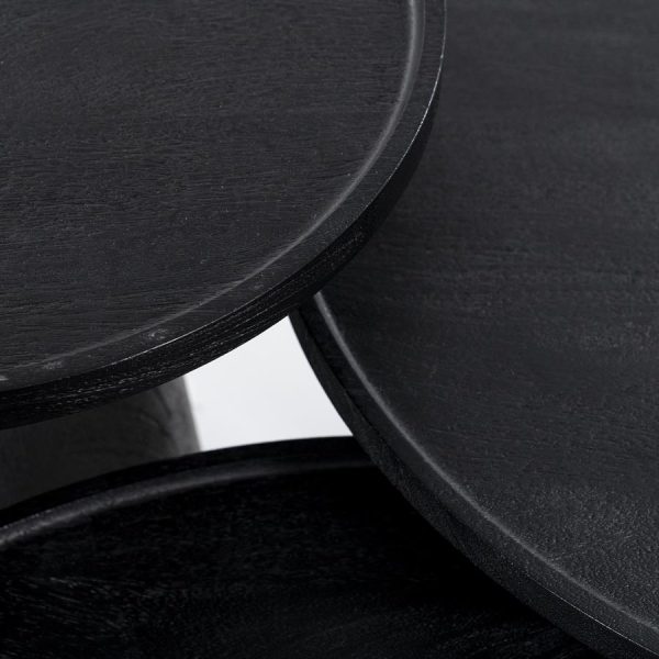 Salontafel Ron 66x39 - zwart Eleonora - Afbeelding 3