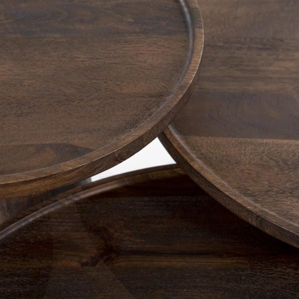 Salontafel Ron 80x32 - bruin Eleonora - Afbeelding 3