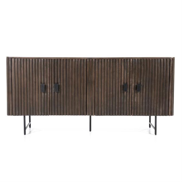 Dressoir Remi 4-drs. - bruin Eleonora