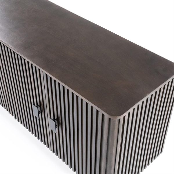 Dressoir Remi 4-drs. - bruin Eleonora - Afbeelding 7