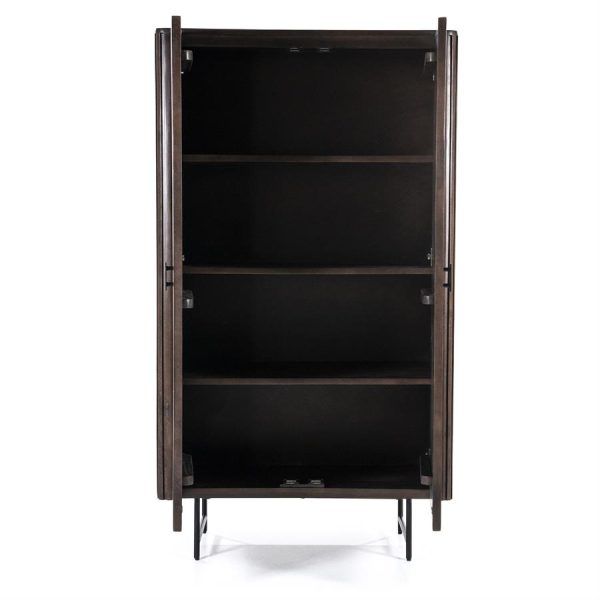 Kabinet Remi 2-drs. - bruin Eleonora - Afbeelding 3