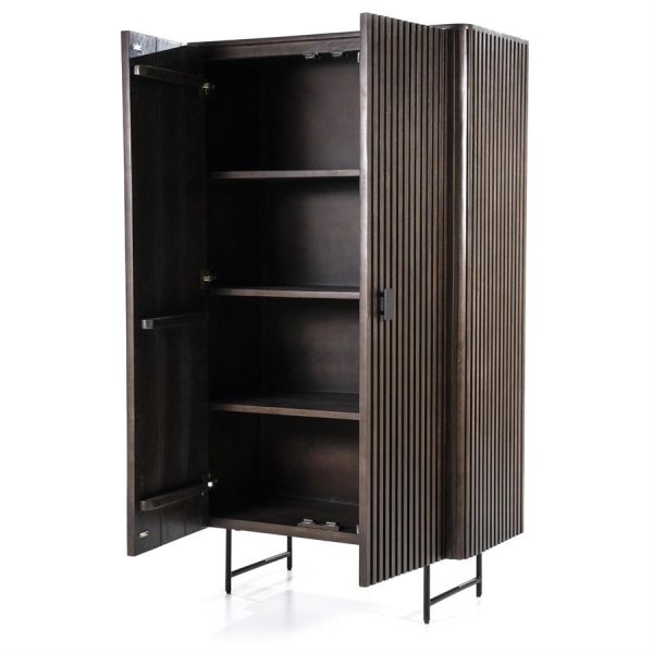 Kabinet Remi 2-drs. - bruin Eleonora - Afbeelding 4