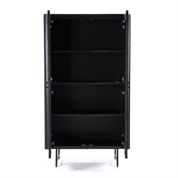 Kabinet Remi 2-drs. - zwart Eleonora - Afbeelding 3