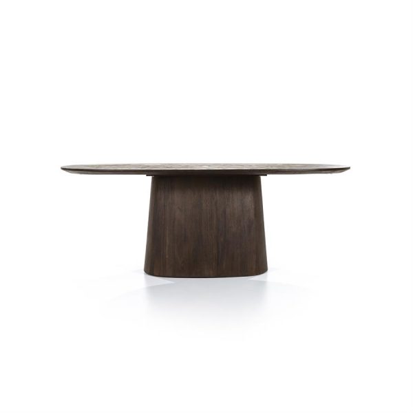Eettafel Aron ovaal 200x110  - bruin Eleonora