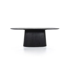 Eettafel Aron ovaal 200x110 - zwart Eleonora