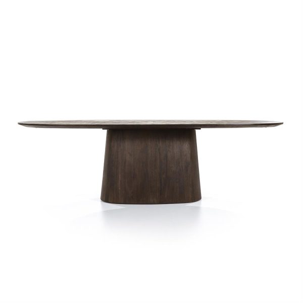 Eettafel Aron ovaal 250x110 - bruin Eleonora