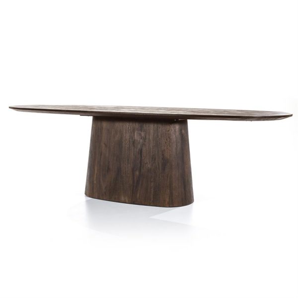 Eettafel Aron ovaal 250x110 - bruin Eleonora - Afbeelding 2