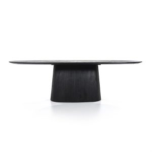 Eettafel Aron ovaal 250x110 - zwart Eleonora
